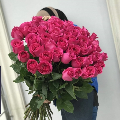 51 роза 70 см